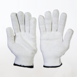 Cotton Yarn Glove | Black Strip