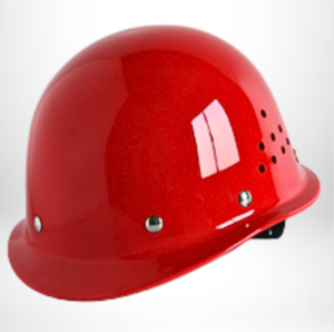 Breathable Fiberglass Helmet with Steel Nail