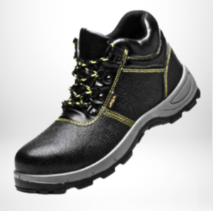 High Cut Cowhide Upper Safety Shoes