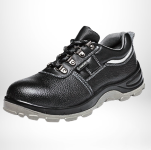 Embossed Cowhide Upper Safety Shoes
