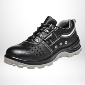 Embossed Cowhide Upper Safety Shoes