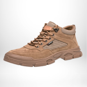 Brown Anti-Velvet Leather Shoes